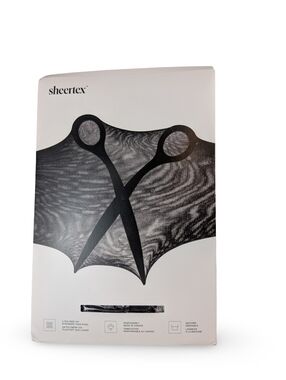 NWT Sheertex Glitter Silver Rip Resist Tights Color Silver Size M